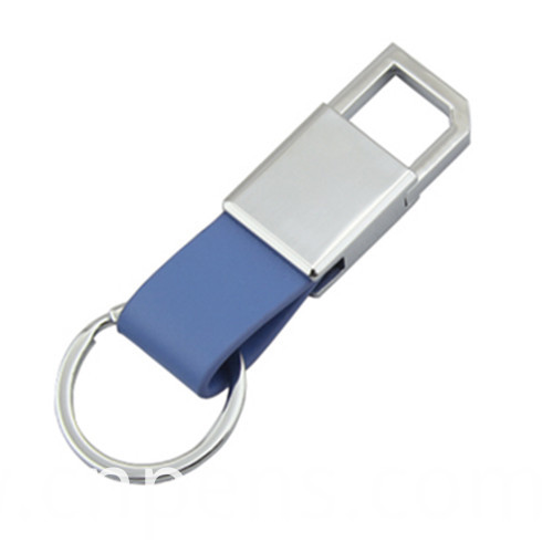 Multi Function Pull out Leather Keyring with Custom Logo (F3026)